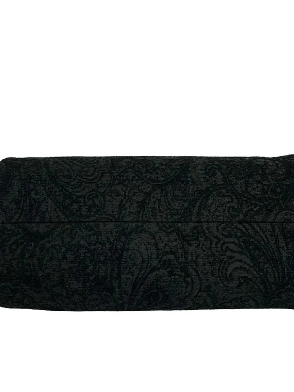 A VACATION Black Dark Gray Chemical Fiber Clutch Bag